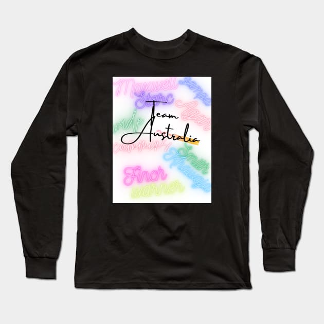 Australia 11 Long Sleeve T-Shirt by artist369